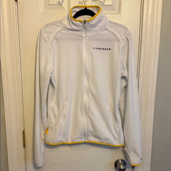 Nike Women's Fleece “LIVESTRONG” Fleece Zip Up Sweater/Jacket - Picture 1 of 12